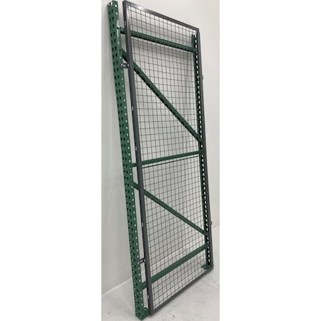 Beastwire By Spaceguard Pallet Rack Side Panel For 48"D, 120"H W/ Bolt On Angle Brckts RS1N004810